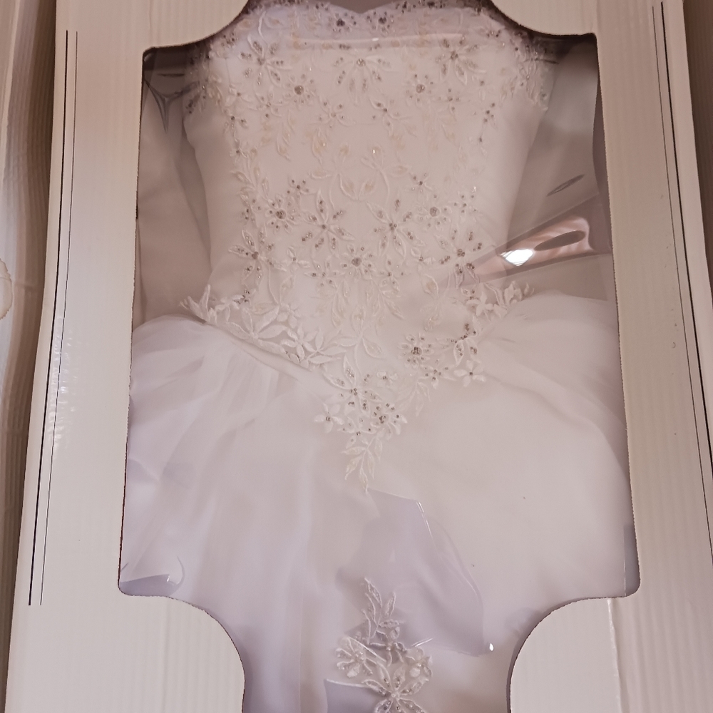 Preserved Wedding Gown Sz 12